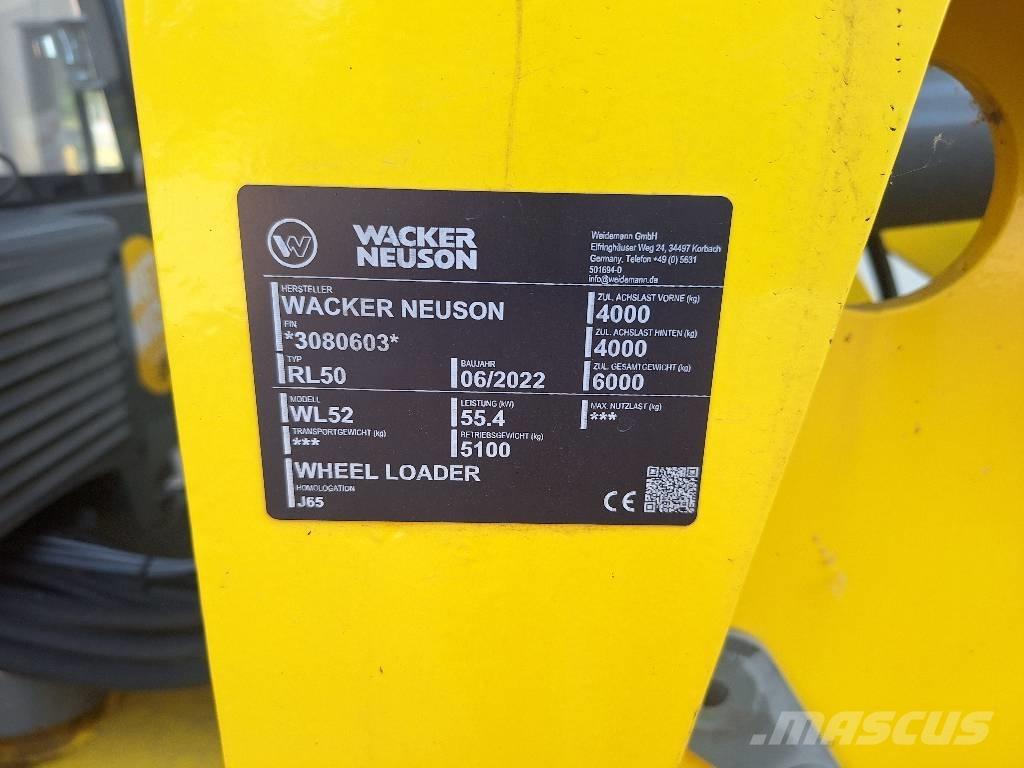 Wacker Neuson WL 52 Pás carregadoras de rodas
