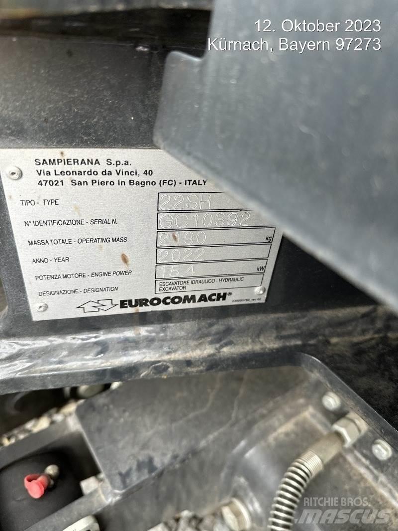 Eurocomach 22SR Mini Escavadoras <7t