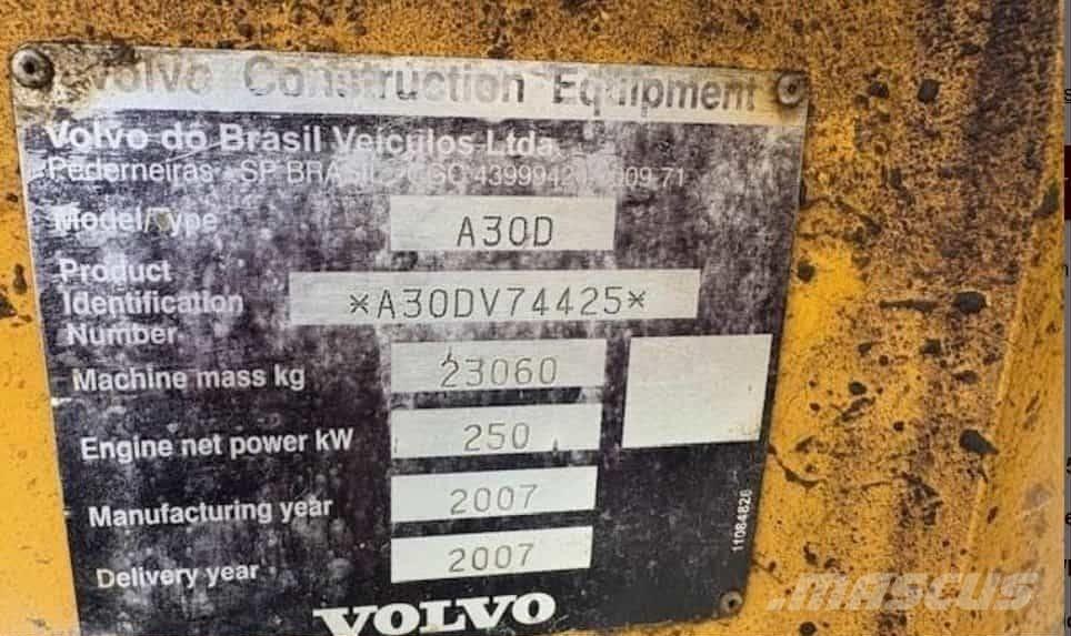 Volvo A 30 D Camiões articulados
