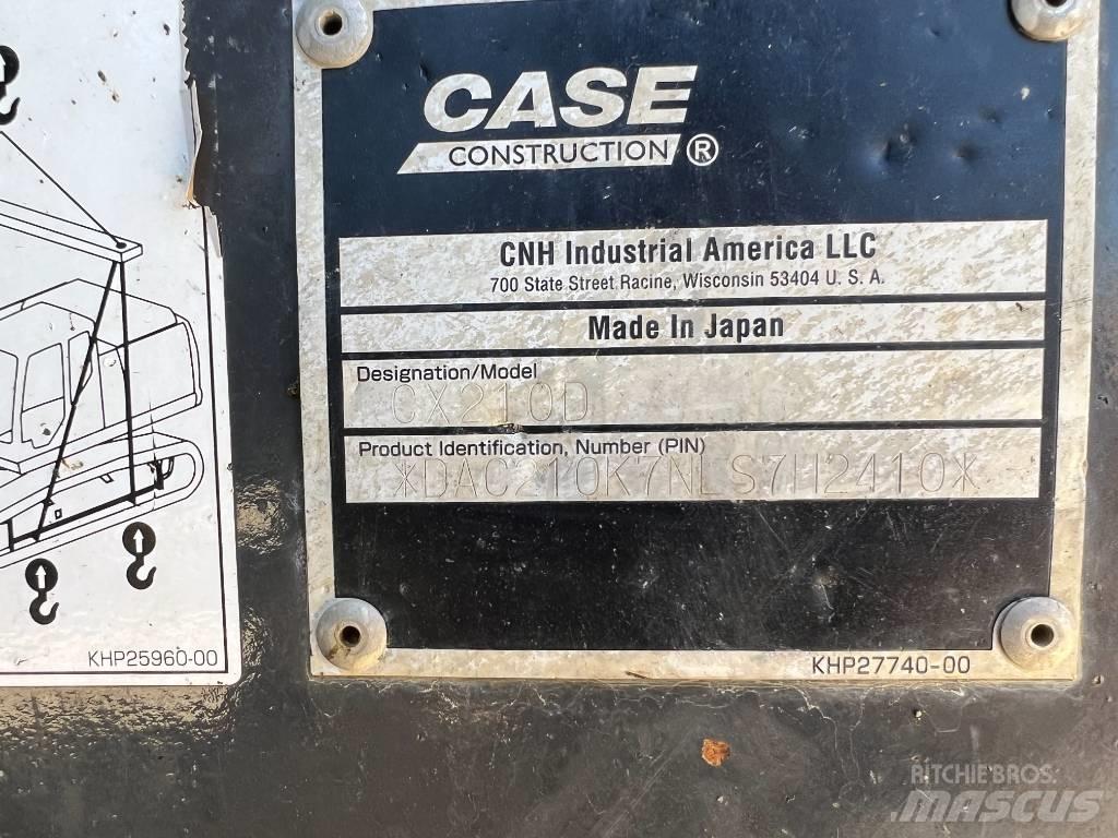 CASE CX 210 D Escavadoras de rastos