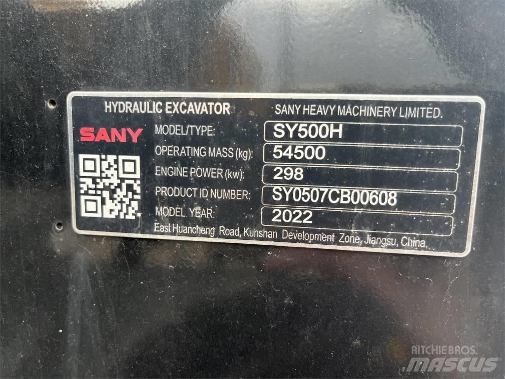 Sany SY 500 H Escavadoras de rastos