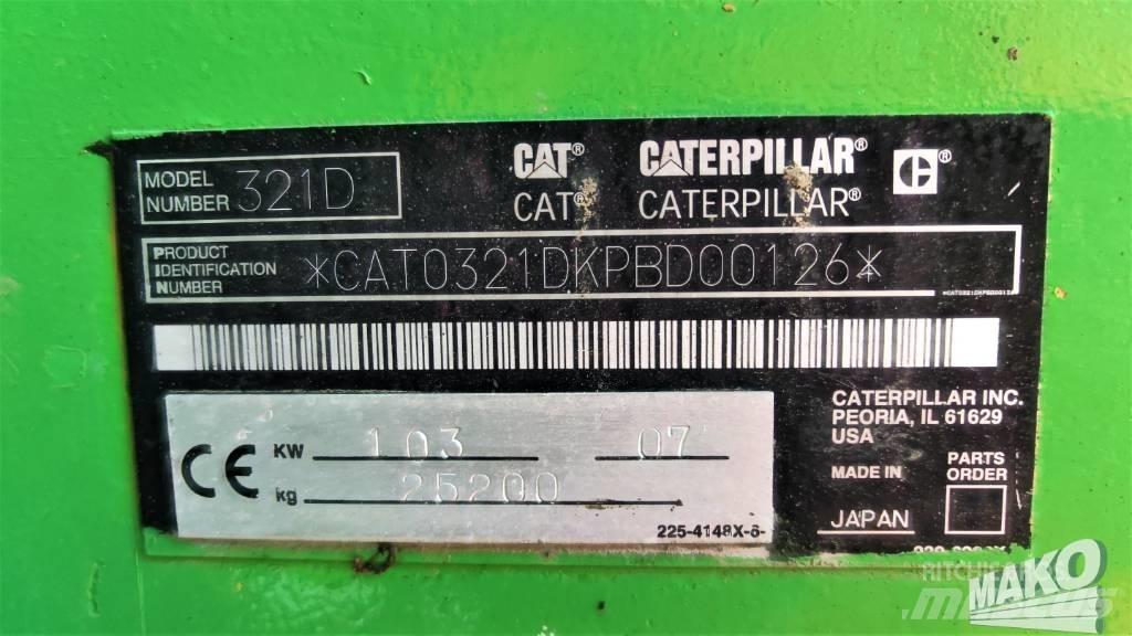 CAT 321 D Escavadoras de rastos
