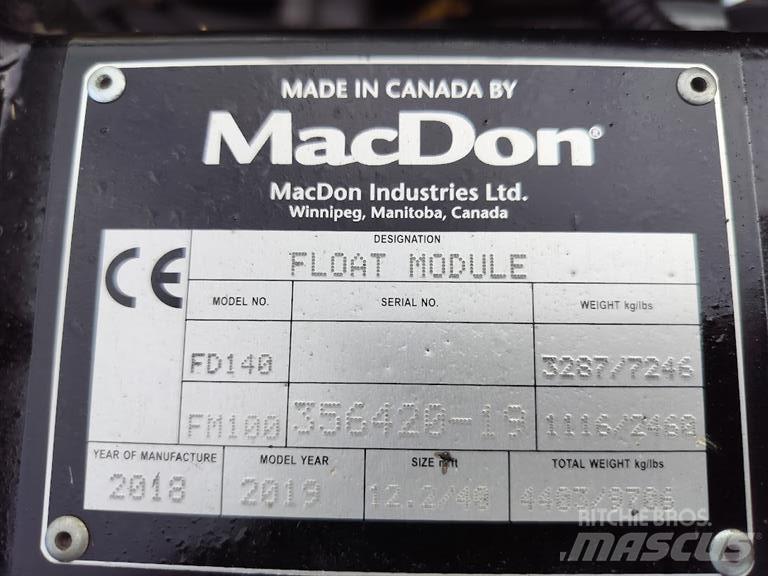 MacDon FD 140 Acessórios de ceifeiras debulhadoras
