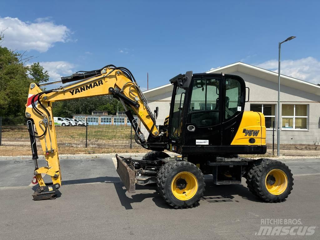 Yanmar B 95 W Escavadoras Midi 7t - 12t