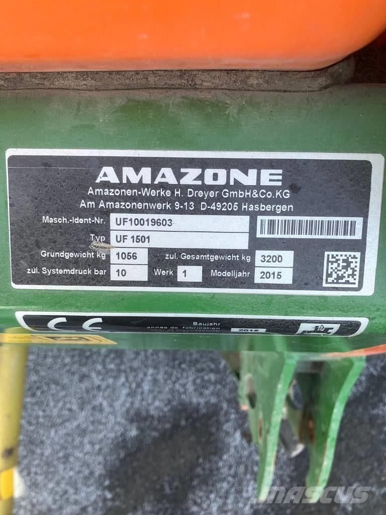 Amazone UF 1501 Pulverizadores montados