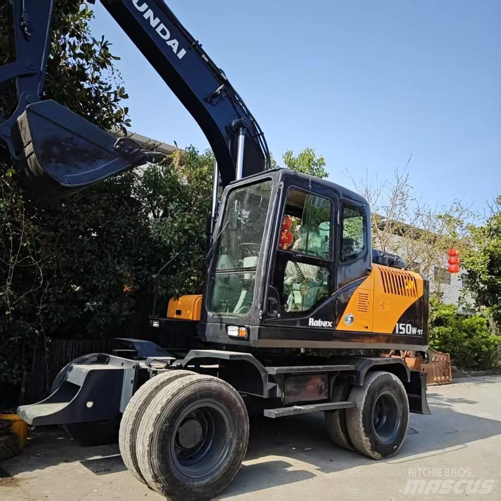Hyundai r150w-9 Escavadoras de rodas