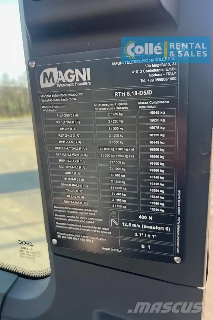 Magni RTH 5.18 | 2024 Manipuladores telescópicos