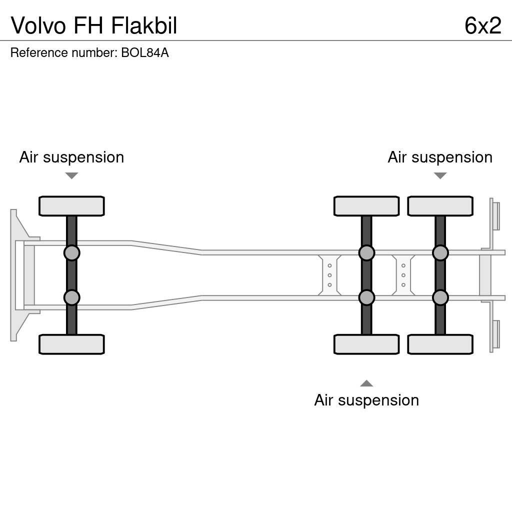 Volvo FH Flakbil Camiões estrado/caixa aberta