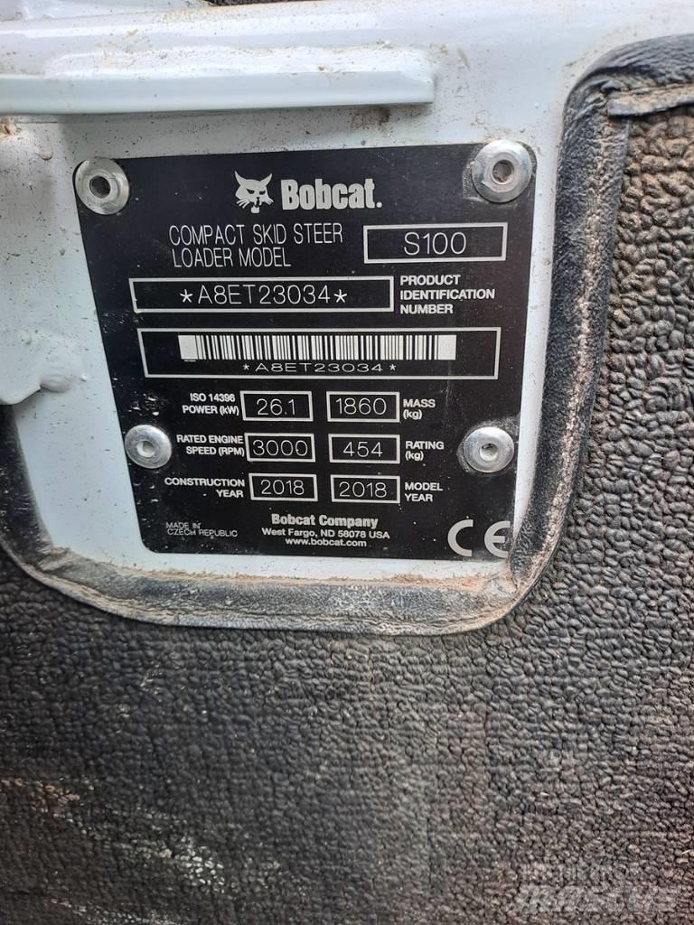 Bobcat S 100 Carregadoras de direcção deslizante