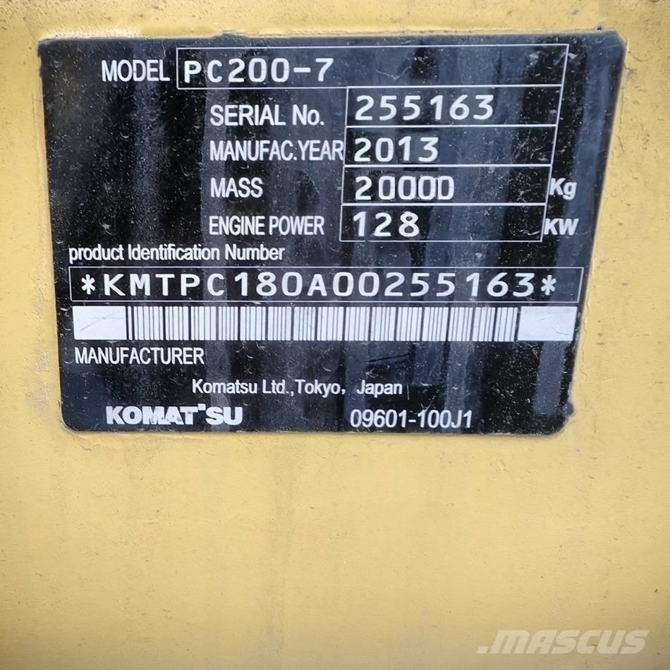 Komatsu pc200-7 Escavadoras de rastos