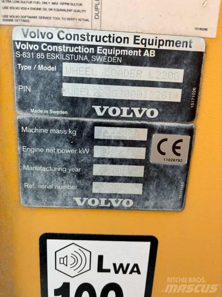 Volvo L 220 G Pás carregadoras de rodas