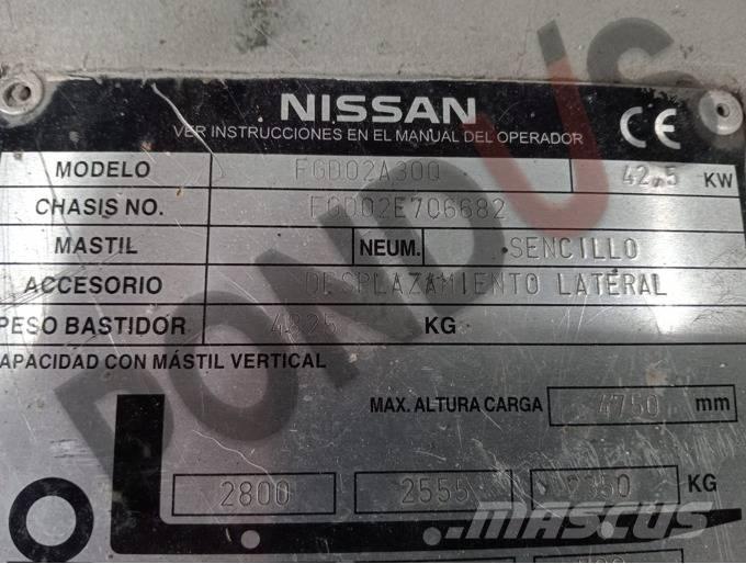 Nissan FGD02A30Q Empilhadores Elevadores