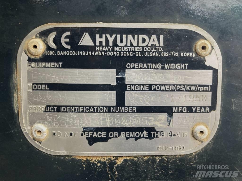 Hyundai HX 300 L Escavadoras de rastos