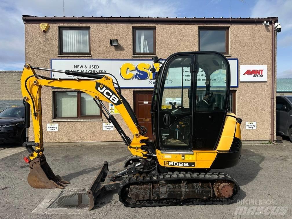 JCB 8026 CTS Mini Escavadoras <7t
