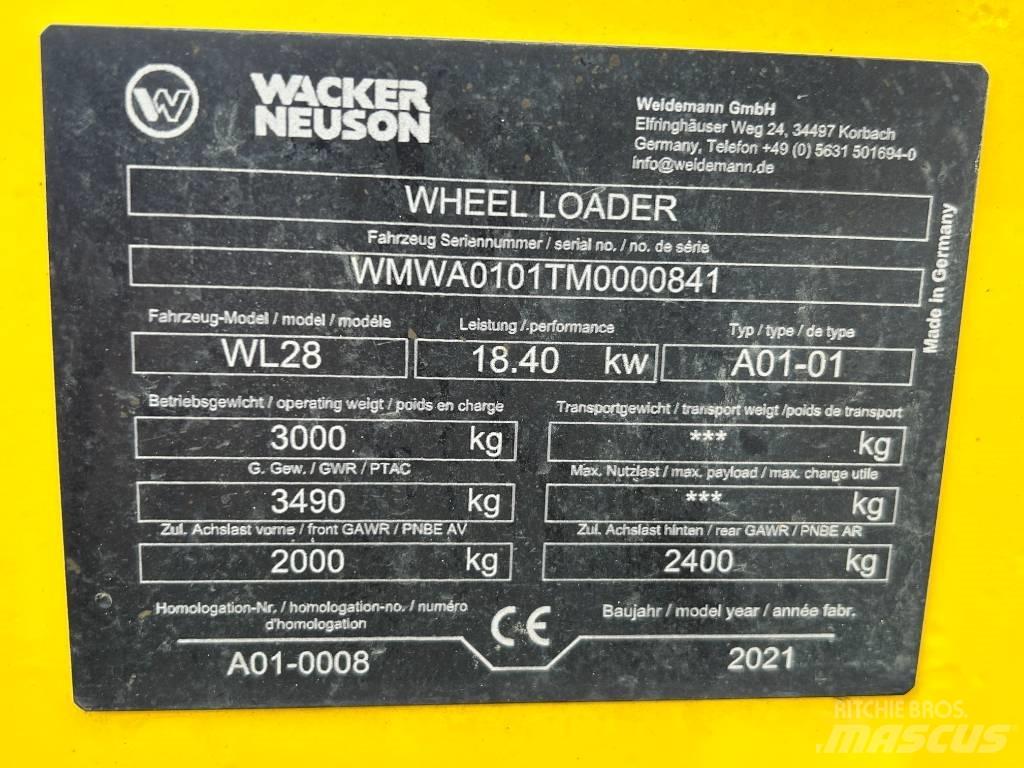 Wacker Neuson WL28 Pás carregadoras de rodas