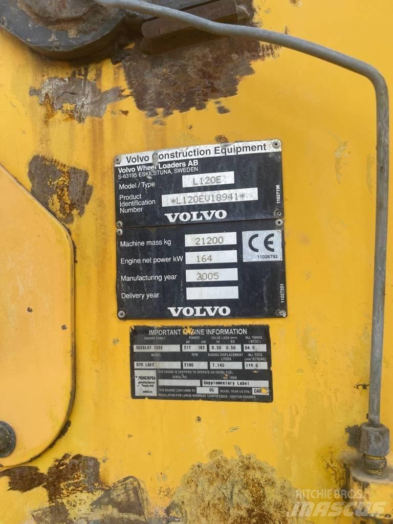Volvo L 120 E Pás carregadoras de rodas