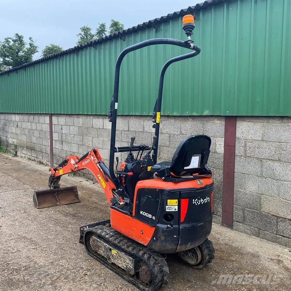 Kubota K 008-5 Mini Escavadoras <7t