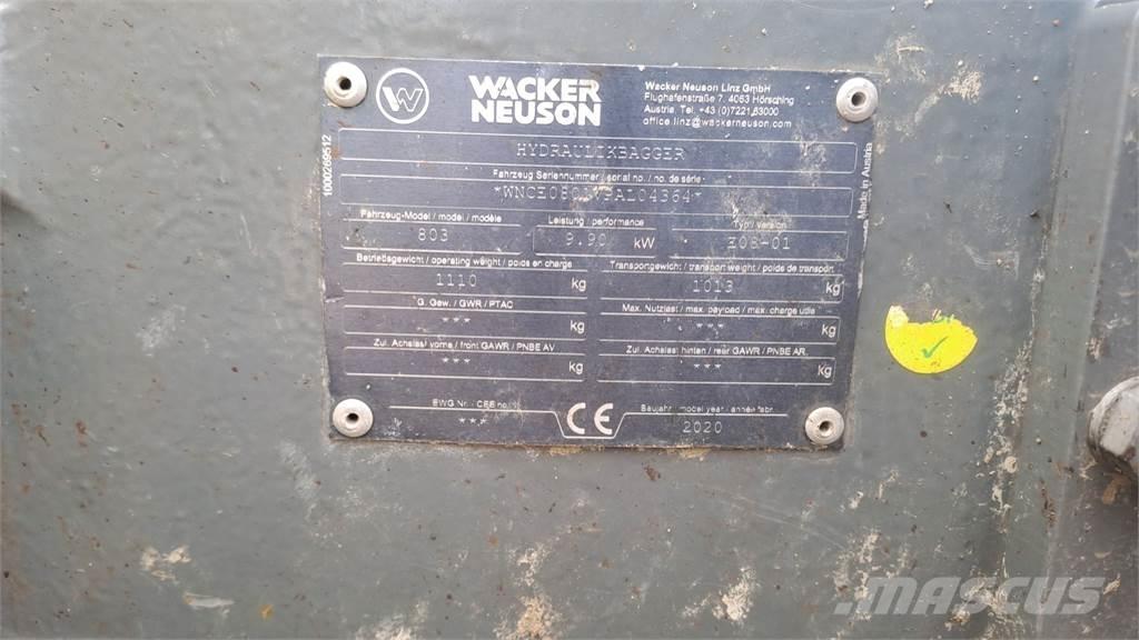 Wacker Neuson 803 Escavadoras de rastos
