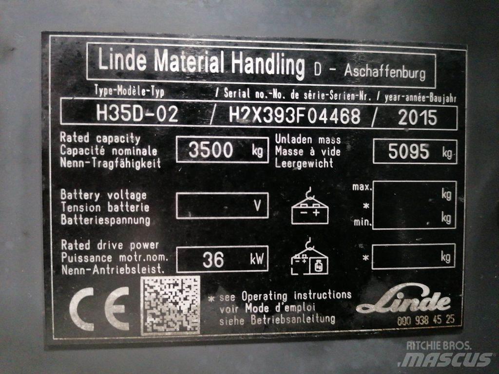 Linde H35D-02 Empilhadores Diesel