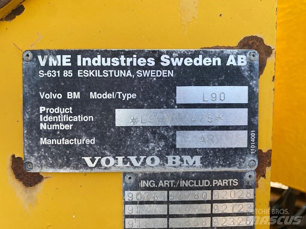 Volvo BM L 90 Pás carregadoras de rodas