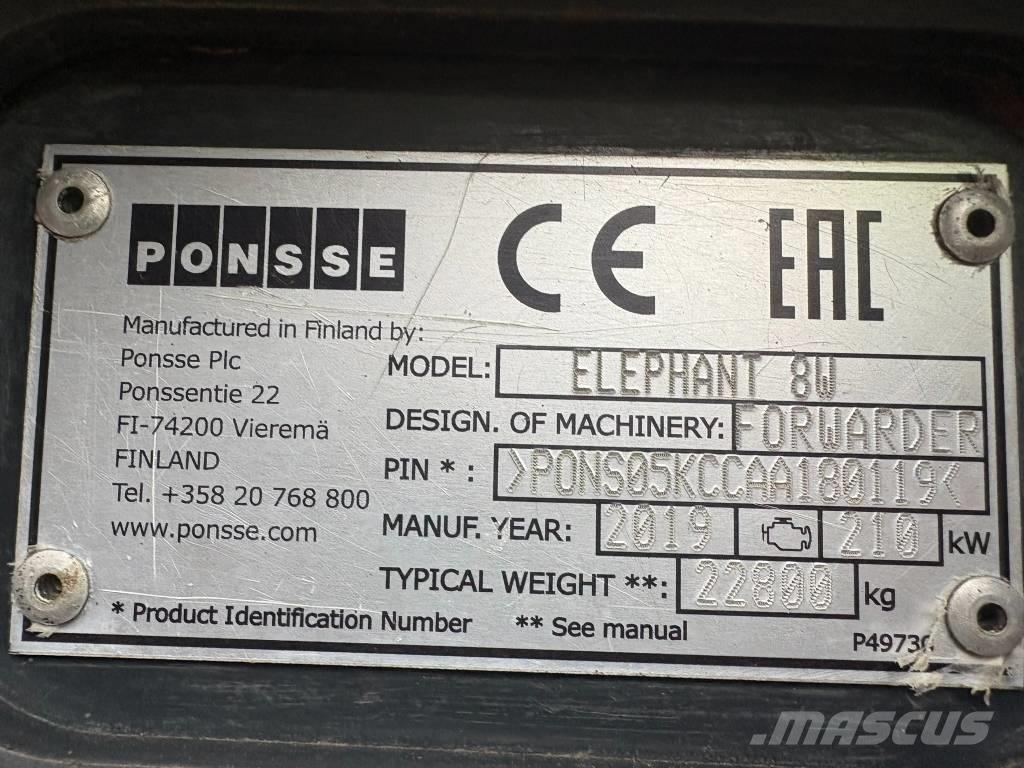 Ponsse Elephant Forwarders florestais