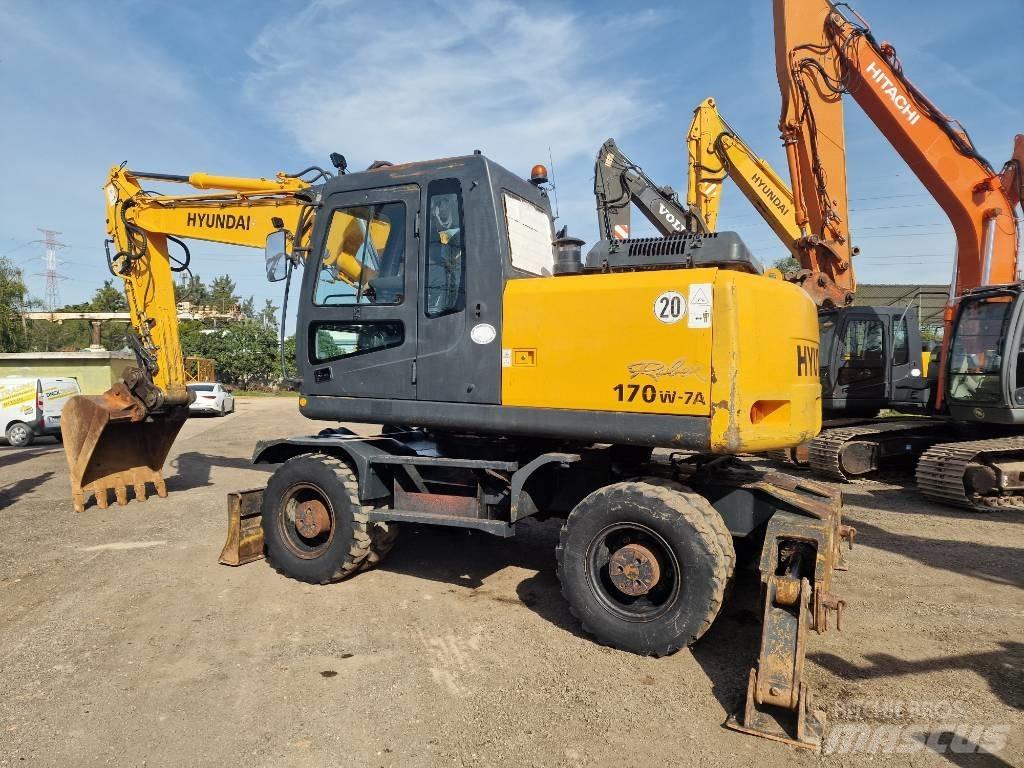 Hyundai R 170 W Escavadoras de rodas
