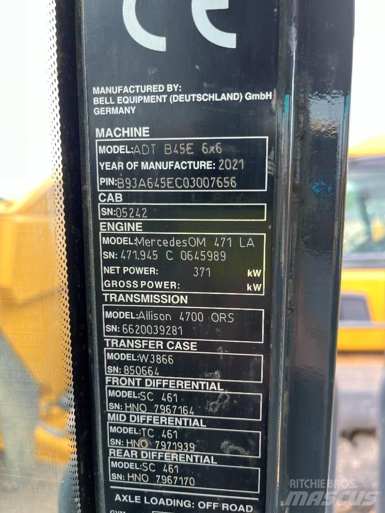 Bell B45E Camiões articulados