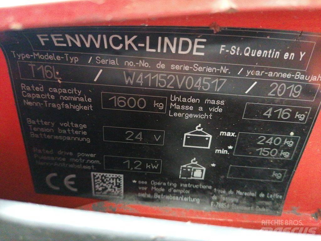 Linde T16L Porta palettes