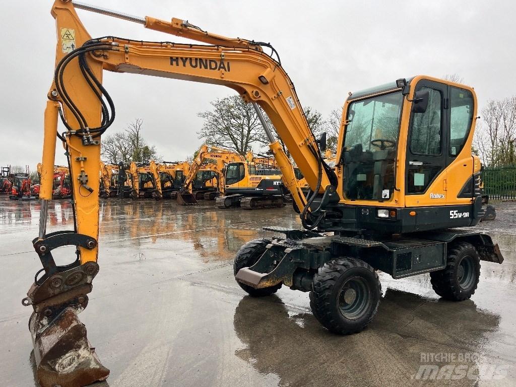 Hyundai R55W-9A Escavadoras de rodas