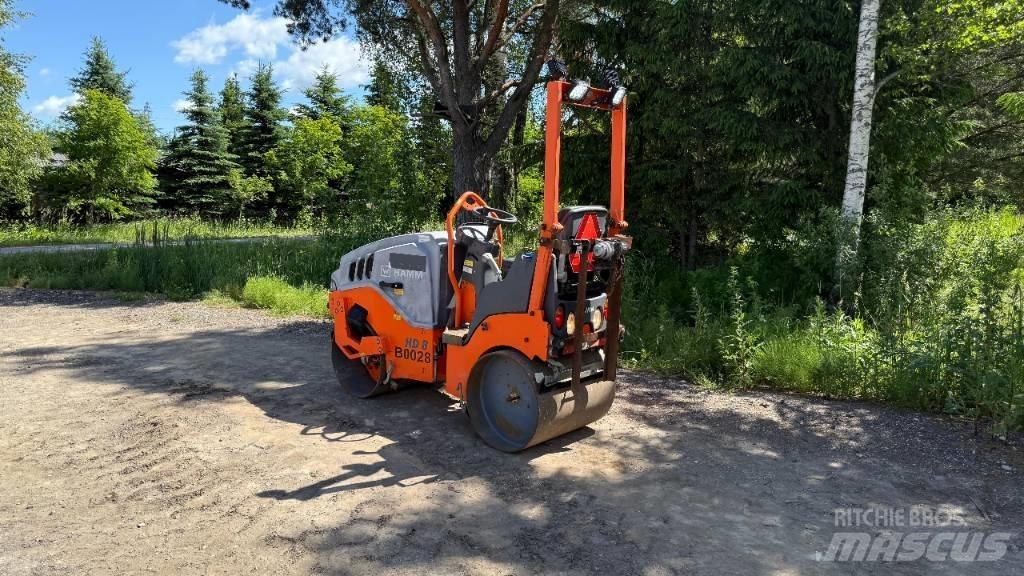 Hamm HD 8 VV Cilindros Compactadores tandem