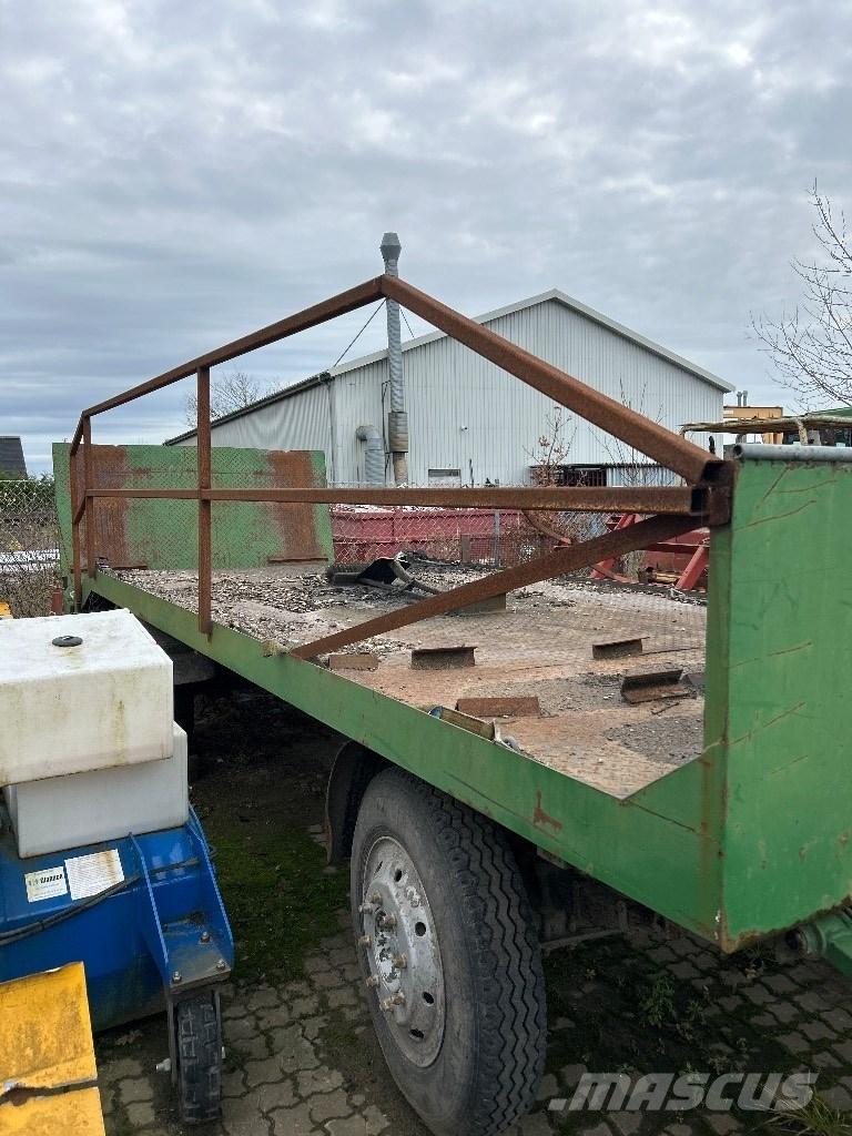  Blokvogn 4 hjulet Semi Reboques Carga Baixa