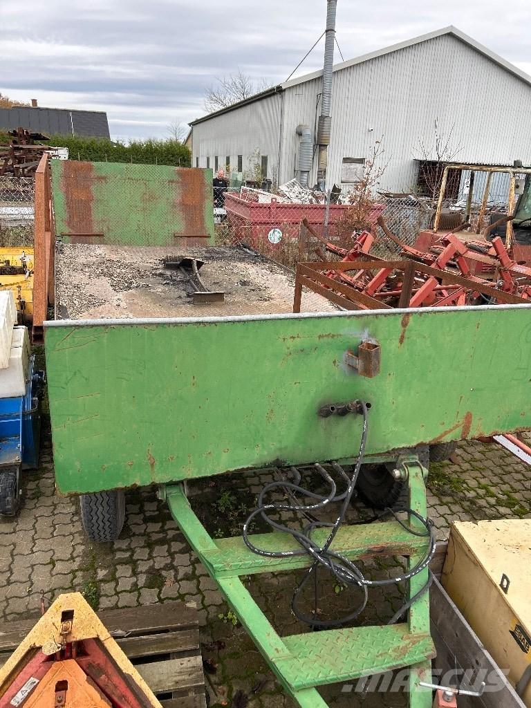  Blokvogn 4 hjulet Semi Reboques Carga Baixa