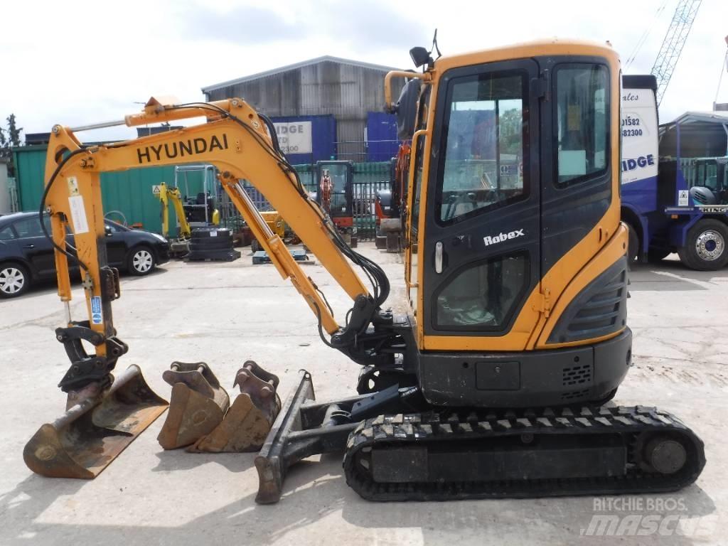 Hyundai Robex 27 Z-9 Mini Escavadoras <7t