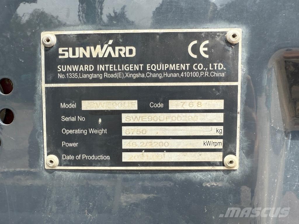Sunward SWE 90 Escavadoras Midi 7t - 12t