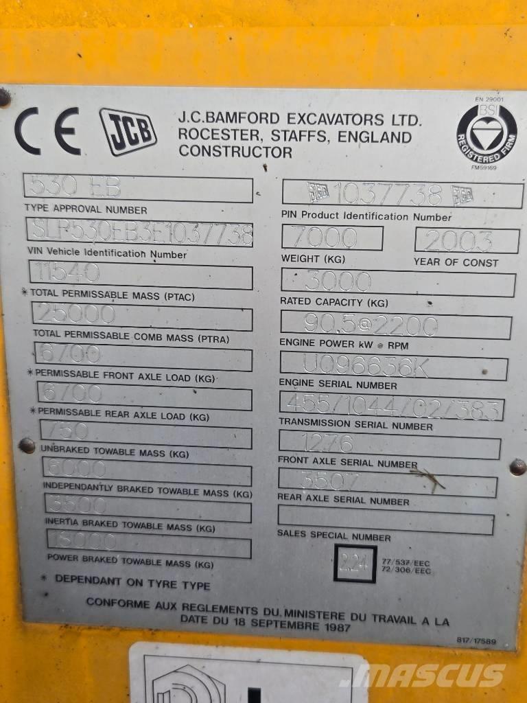 JCB 530 Manipuladores telescópicos