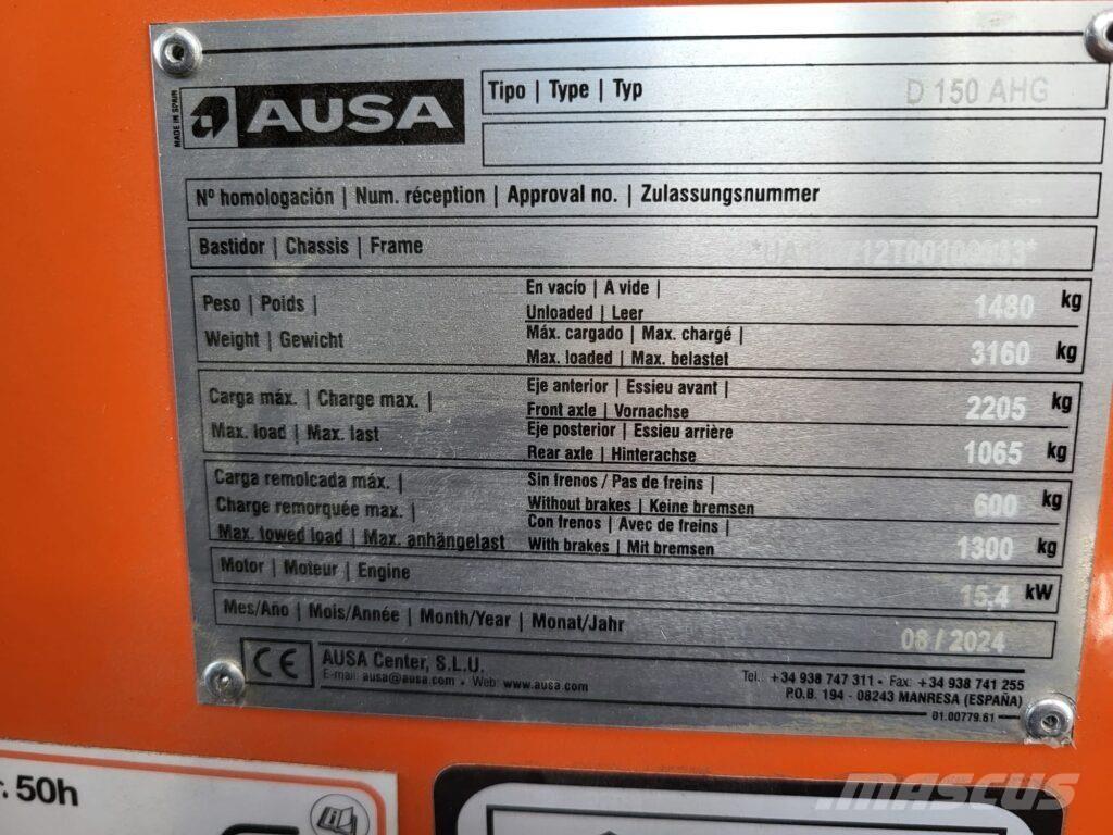 Ausa D150AHG Camiőes dumper basculantes rígidos