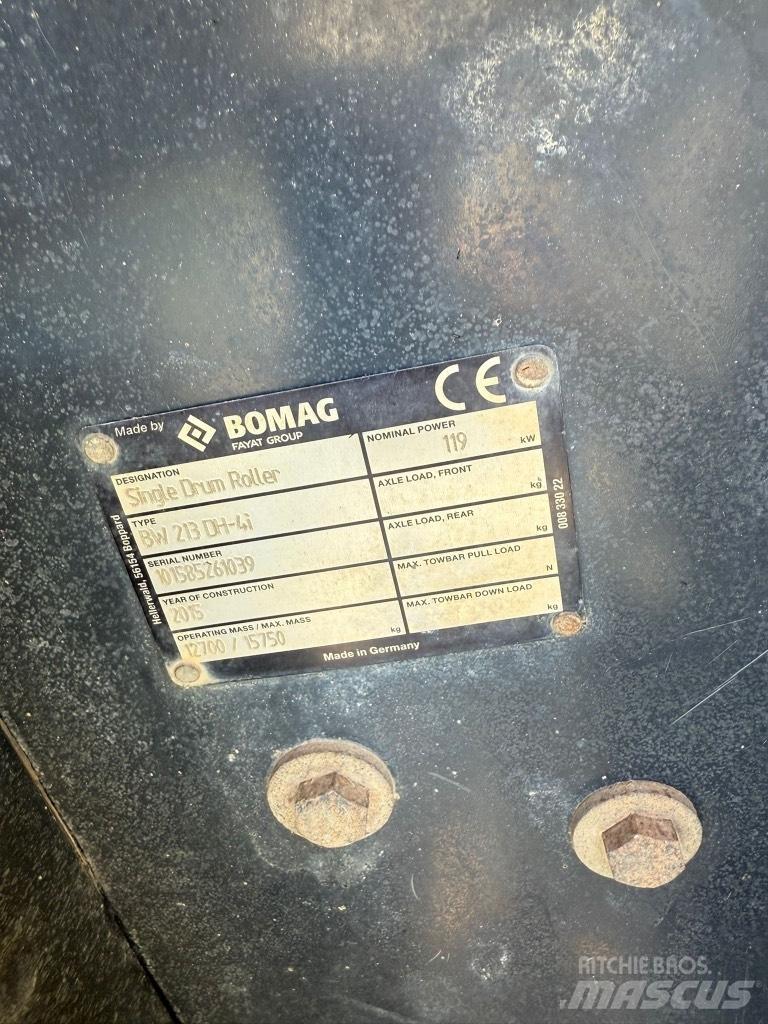 Bomag BW 213 D H-4 Compactadores para terra