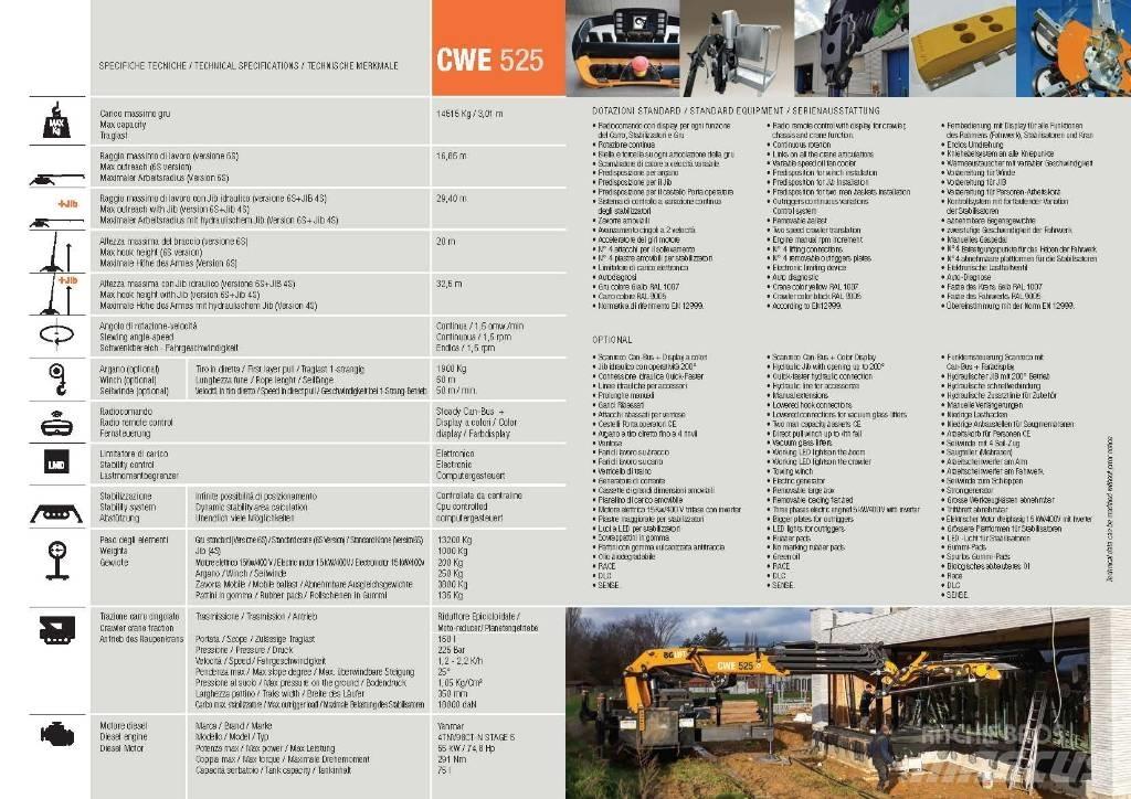 BG Lift CWE 525 Gruas de rastos