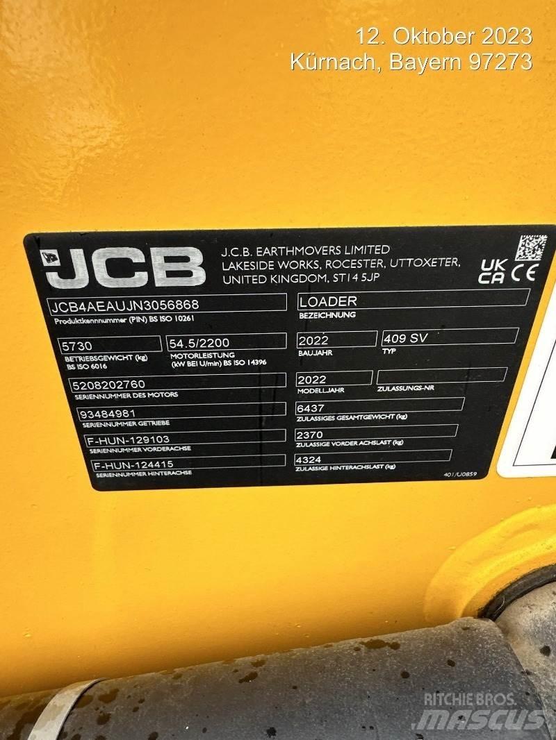 JCB 409 Pás carregadoras de rodas