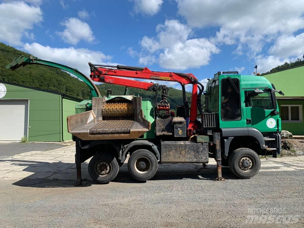MAN - JENZ TGS 6x4 Estilhaçadoras florestais