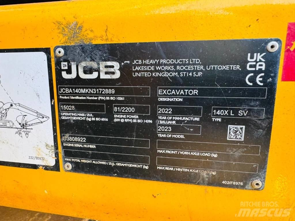 JCB 140 X Escavadoras de rastos