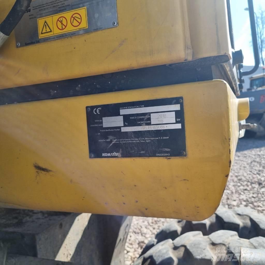 Komatsu PW160 - 11 Escavadoras de rodas