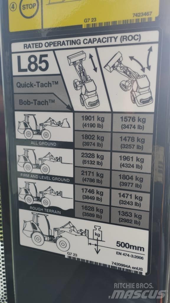 Bobcat L 85 Pás carregadoras de rodas