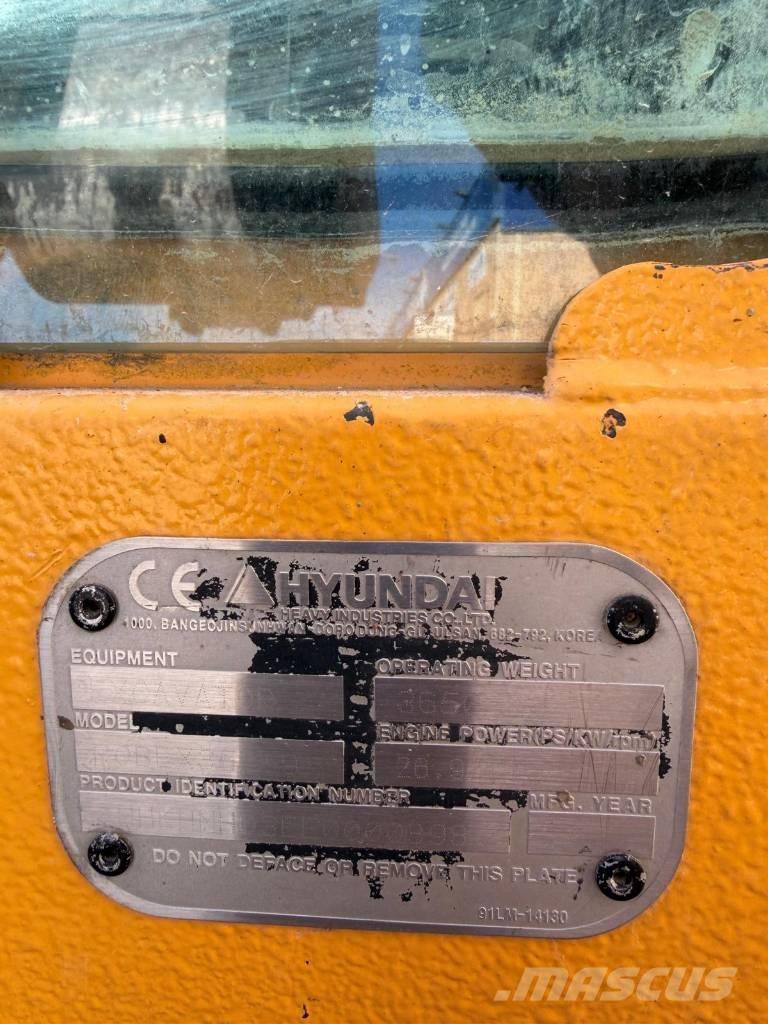 Hyundai Robex 35 Z-9 Mini Escavadoras <7t