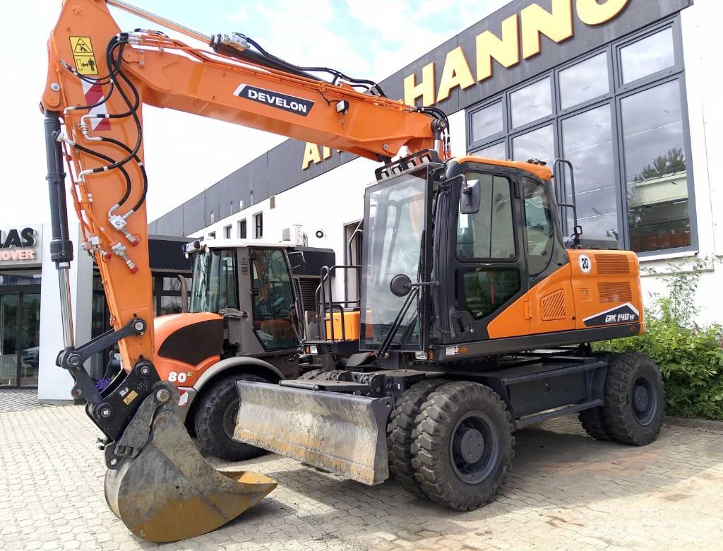 Doosan DX140W-7 Escavadoras de rodas