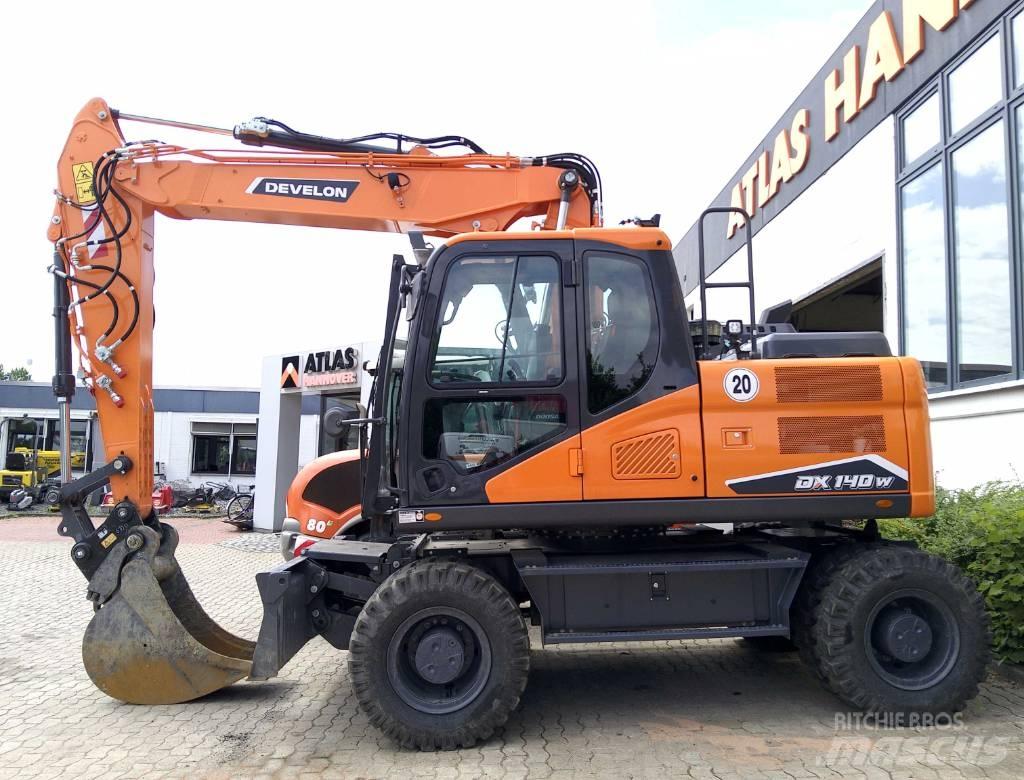Doosan DX140W-7 Escavadoras de rodas