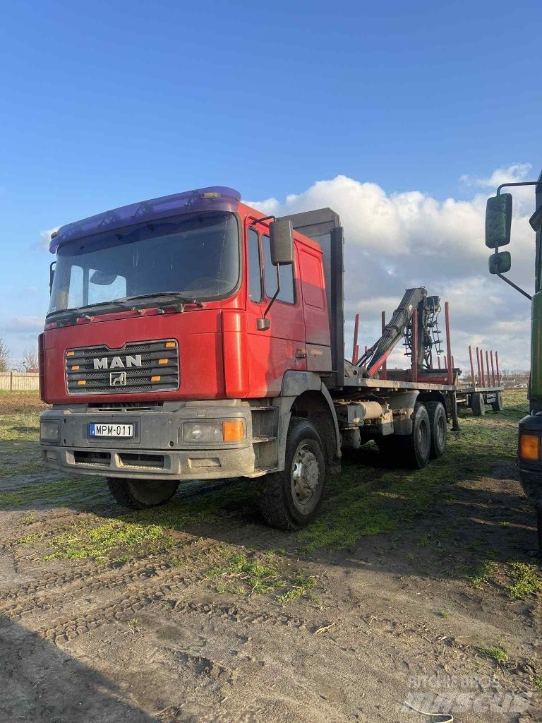 MAN F 2000 Camiões de transporte de troncos