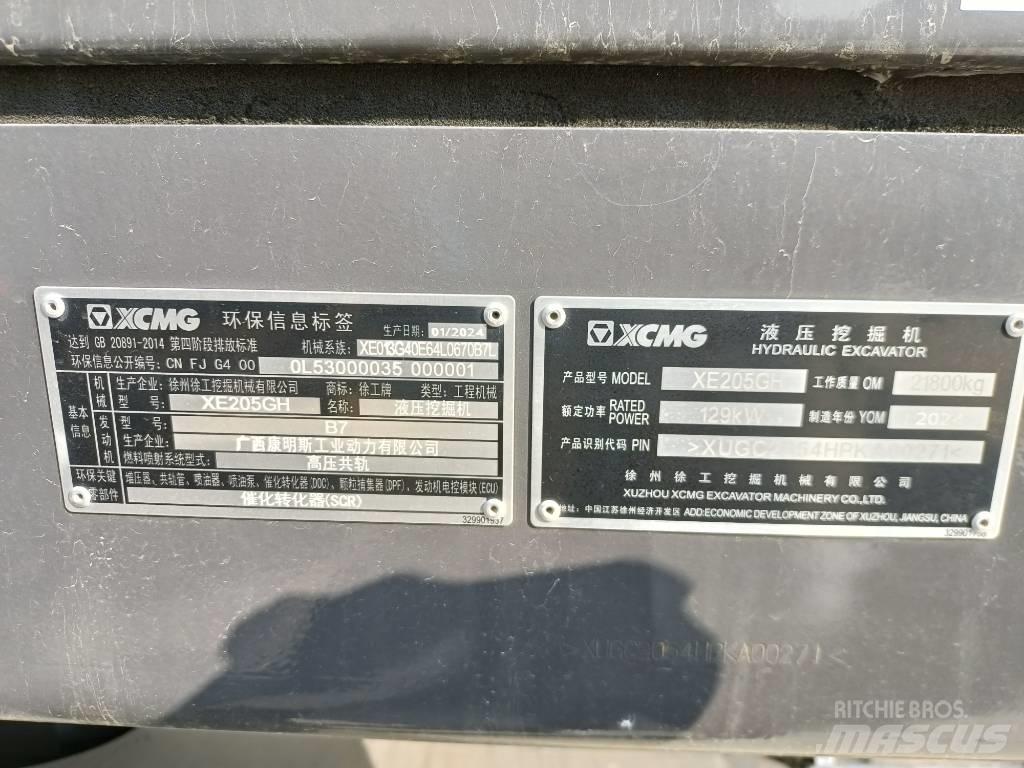XCMG XE205GH Escavadoras de rastos