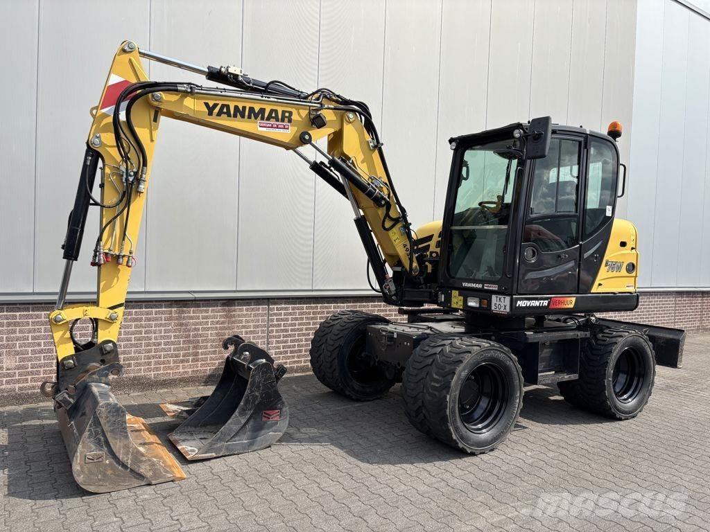 Yanmar B75W Escavadoras de rodas
