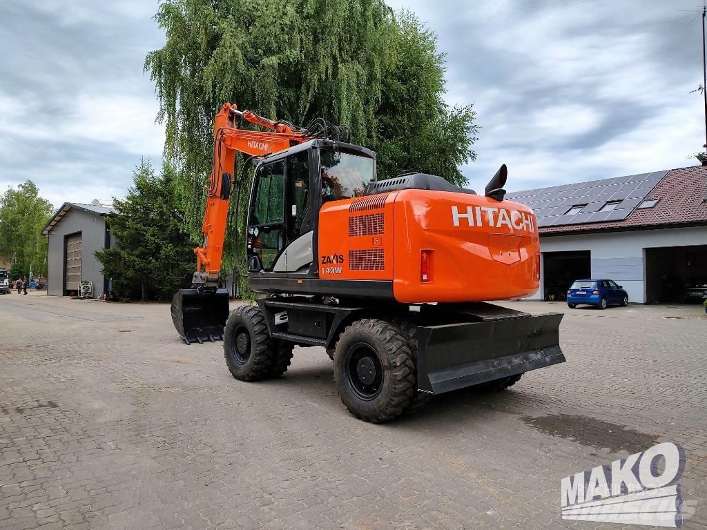 Hitachi ZX 140 W-5 Escavadoras de rodas